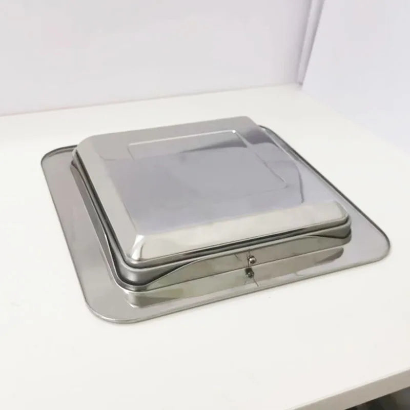 Stainless Steel Recessed Built-in Balance Swing Flap Lid Cover Trash Bin Garbage Can Kitchen Counter Top