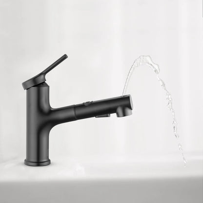 Diiib Bathroom Pull Out Rinser Sprayer Basin Sink High Body Black Faucet 2 Mode Mixer Tap From Xiaomi Youpin