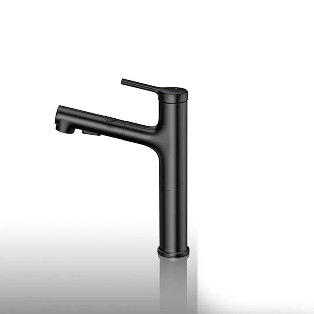 Diiib Bathroom Pull Out Rinser Sprayer Basin Sink High Body Black Faucet 2 Mode Mixer Tap From Xiaomi Youpin