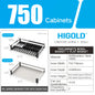 HIGOLD 600mm Kitchen Cabinet Basket Pull Drawer 800mm / 900mm 304 Stainless Steel Dish Storage Rack Combination Packages