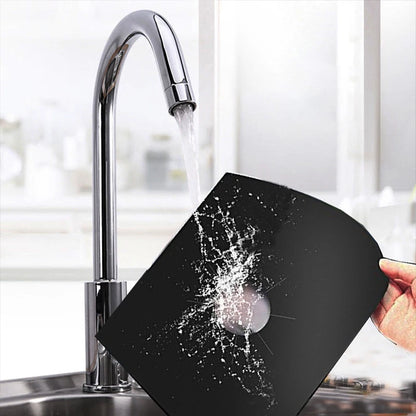 4 Pieces 27 Cm Gas Stove Surface Protection Pad Washable Oil And Dirt Resistant Kitchen Cleaning Accessories