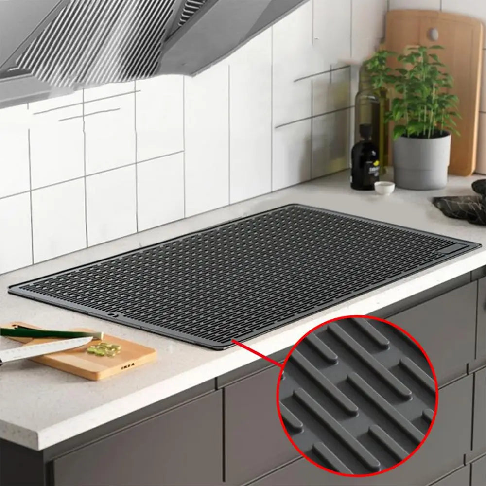 Induction Stove Protector Silicone Glass Counter Top Protective Mat Kitchen Supplies Protective Mat For Preventing Graze Scald