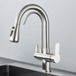 Black Filtered Crane For Kitchen Pull Out Spray 360 Rotation Water Filter Tap Three Ways Sink Mixer Kitchen Faucet