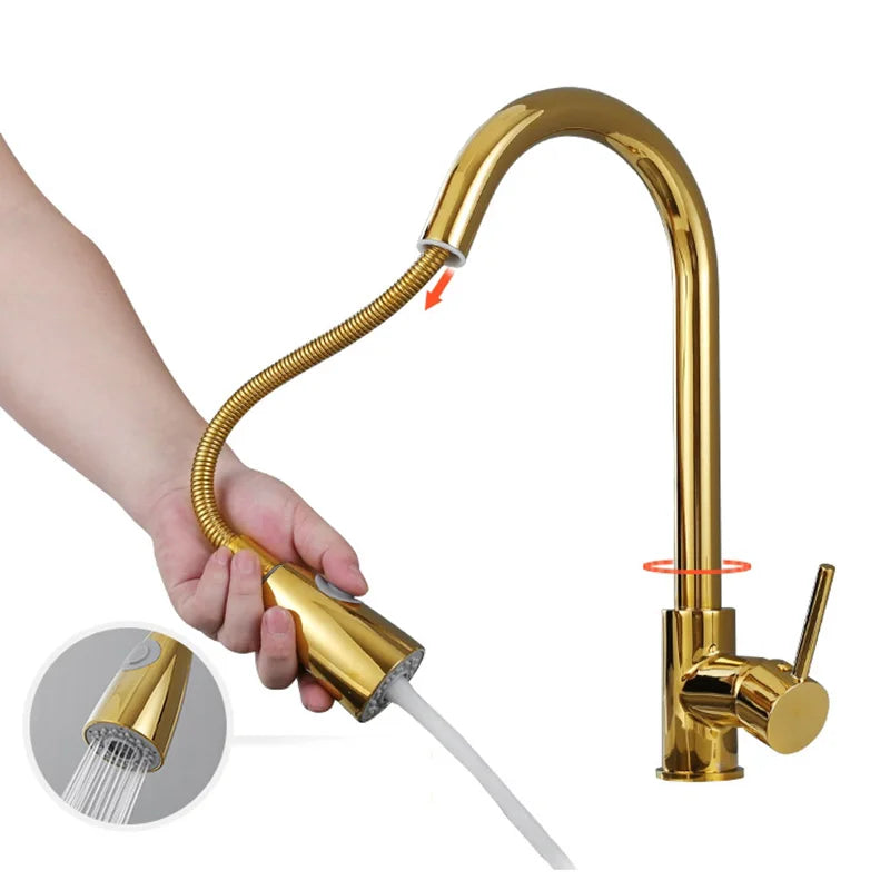 Gold Kitchen Sink Above Counter or Undermount double Bowl Goldn Basket Drainer Soap Dispenser Washing Basin 304 Stainless Steel