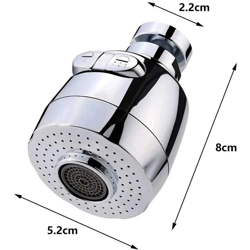 Kitchen Faucet Adapter Shower Head Bathroom Water Saving Tap Splash Filter Bubbler Aerator Universal Rotatable Diffuser Nozzle