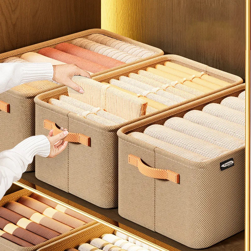 Thicken Clothes Organizer Pants Sweater Storage Cabinets Drawers Organizer Jeans Storage Box Wardrobe Clothes Storage Organizers