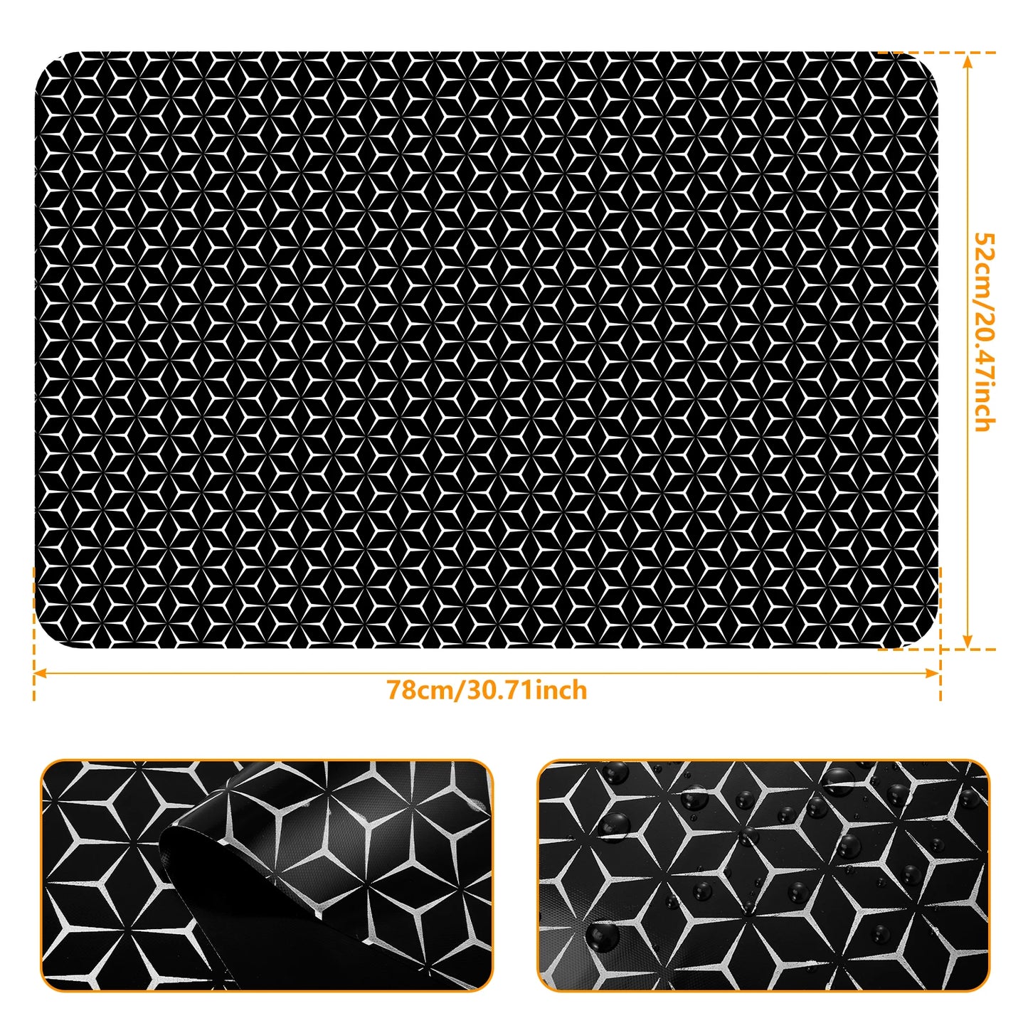 Induction Cooktop Mat Silicone Induction Cooker Covers Heat-resistant Induction Cooktop Protector Mat Cooktop Scratch Protector