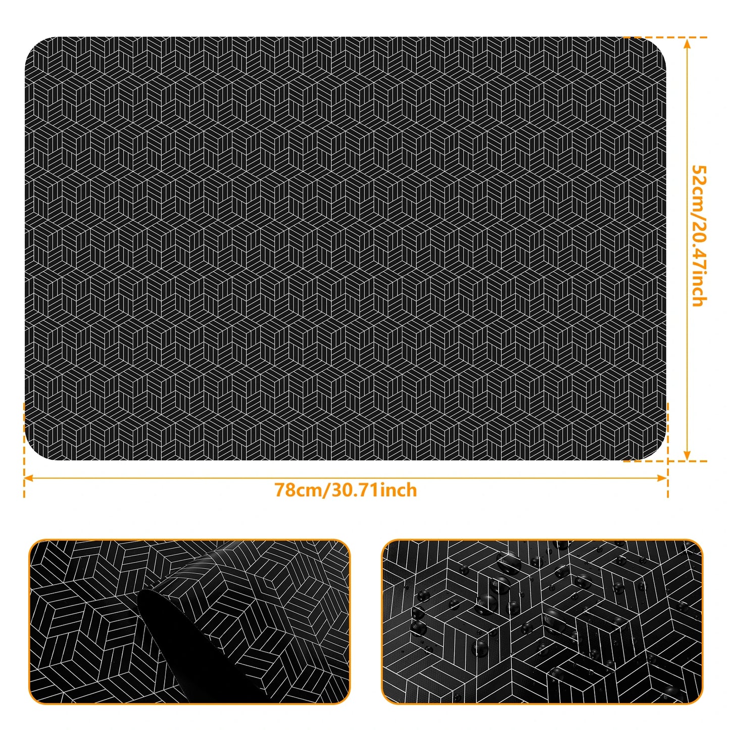 Induction Cooktop Mat Silicone Induction Cooker Covers Heat-resistant Induction Cooktop Protector Mat Cooktop Scratch Protector