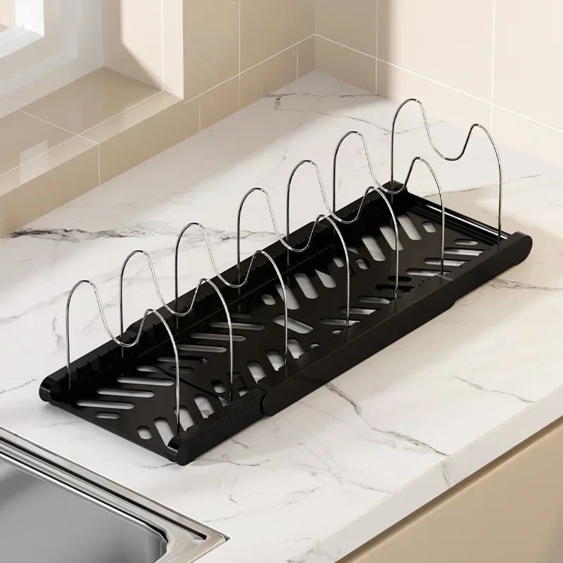 Pot Storage Rack Multi-layer Adjustable Kitchen