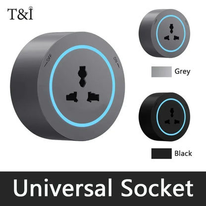 Slide Rail Power Track Socket Surface/Embedded Installation Socket UN/US/UK/EU/Universal US/USB Type-C Wall-Mounted Rail Socket