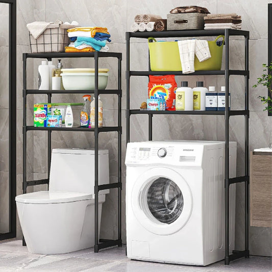 Perforation-Free Washing Machine Shelves Multi-Layer Floor Standing Bathroom Storage Racks Multifunctiona Bathrooms Accessories