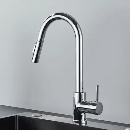 Hownifety Black Kitchen Faucet Cold Hot Water Mixer Crane Tap Sprayer Stream Rotation Sink Tapware Wash For Kitchen Pull Out