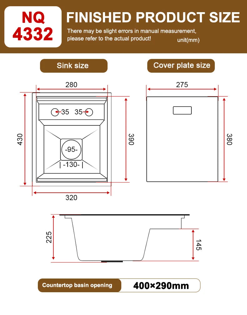 Hidden Bar Sink Stainless Steel Kitchen Sink Apartment Small Single Slot Touring Car Dishwashing Sink With Cover Plat Wash Basin