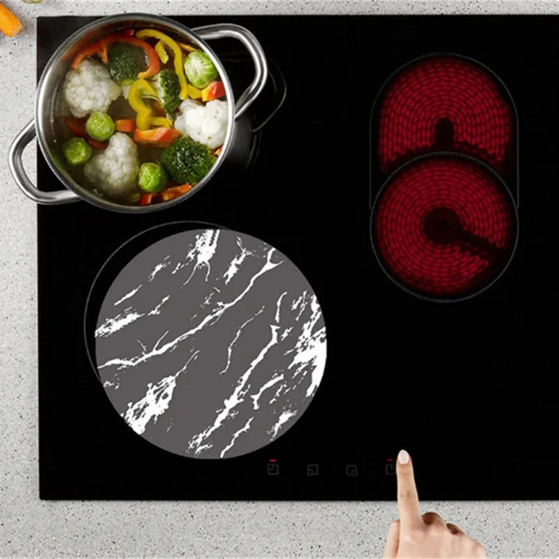 Induction Cooktop Mat Cooktop Scratch Protector Silicone Non-Slip Dining Table Placemat Cup Coaster Kitchen Accessories